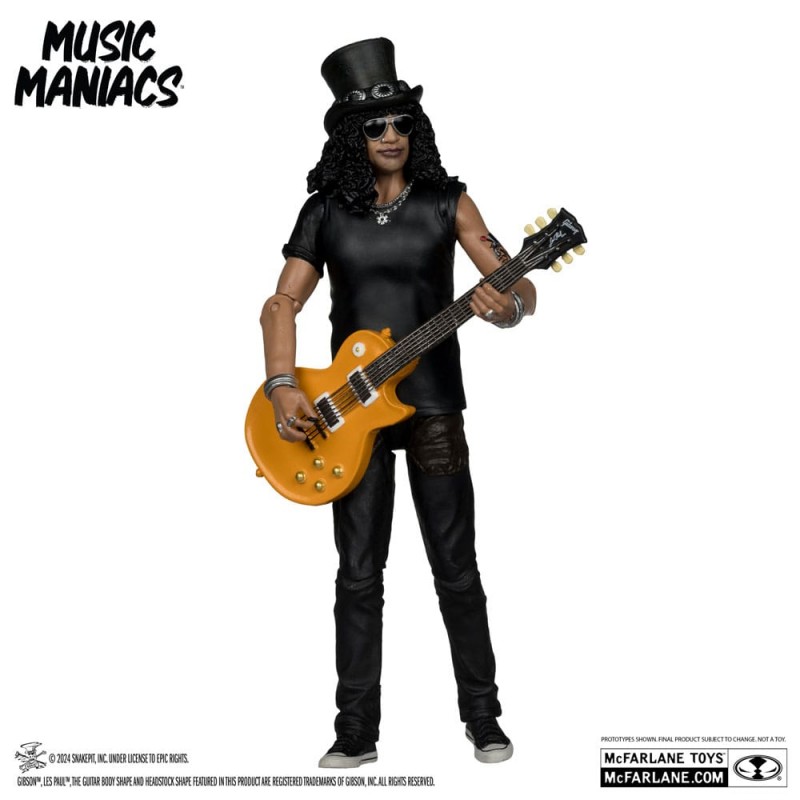 MC FARLANE GUNS 'N ROSES MUSIC MANIACS ROCK SLASH 15CM ACTION FIGURE