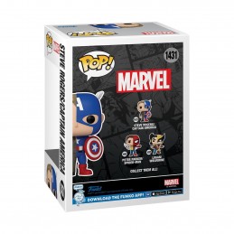 FUNKO FUNKO POP! MARVEL STEVE ROGERS CAPTAIN AMERICA BOBBLE HEAD FIGURE