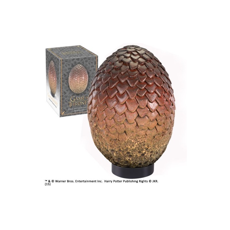 GAME OF THRONES - DROGON DRAGON EGG 20 CM REPLICA NOBLE COLLECTIONS