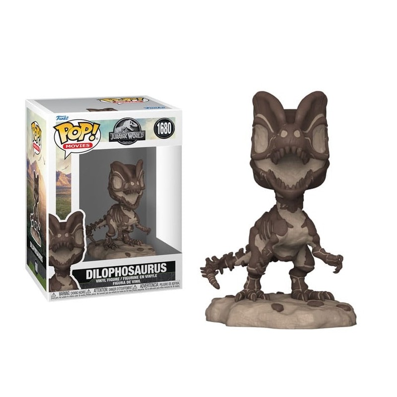 FUNKO JURASSIC PARK FOSSIL FUNKO POP! DILOPHOSAURUS BOBBLE HEAD FIGURE