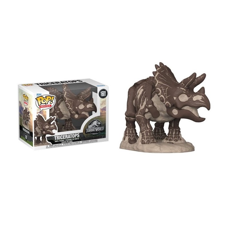 FUNKO JURASSIC PARK FOSSIL FUNKO POP! TRICERATOPS BOBBLE HEAD FIGURE