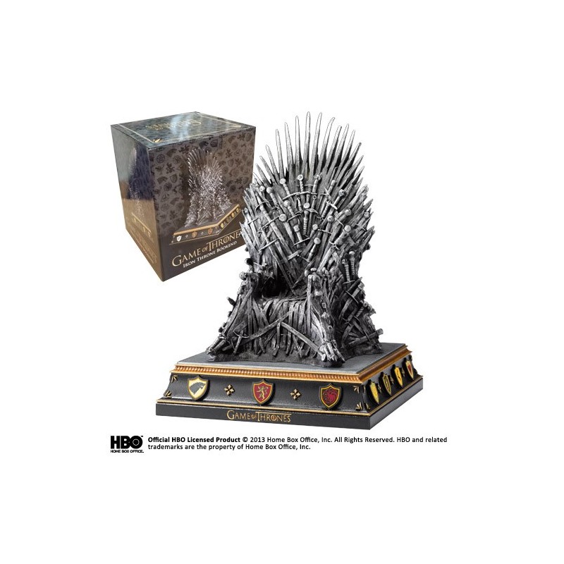 GAME OF THRONES - IRON THRONE BOOKEND REPLICA NOBLE COLLECTIONS