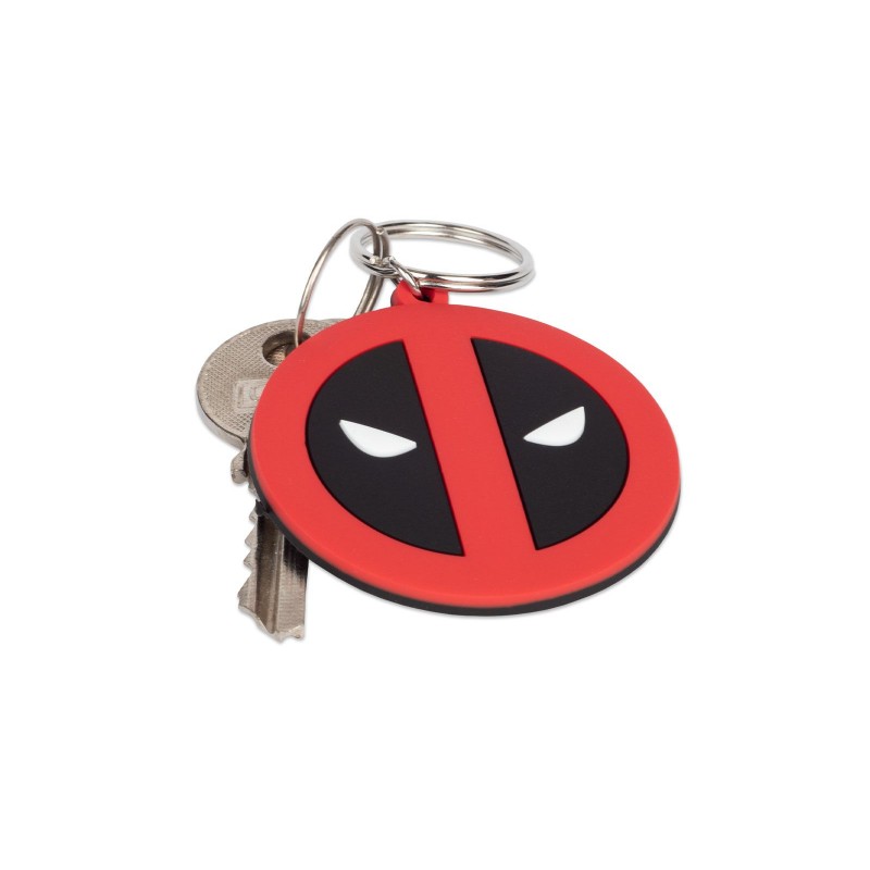 DEADPOOL LOGO PORTACHIAVI IN GOMMA PYRAMID INTERNATIONAL