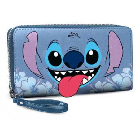 LILO AND STITCH TONGUE PORTAFOGLIO ZIP DONNA