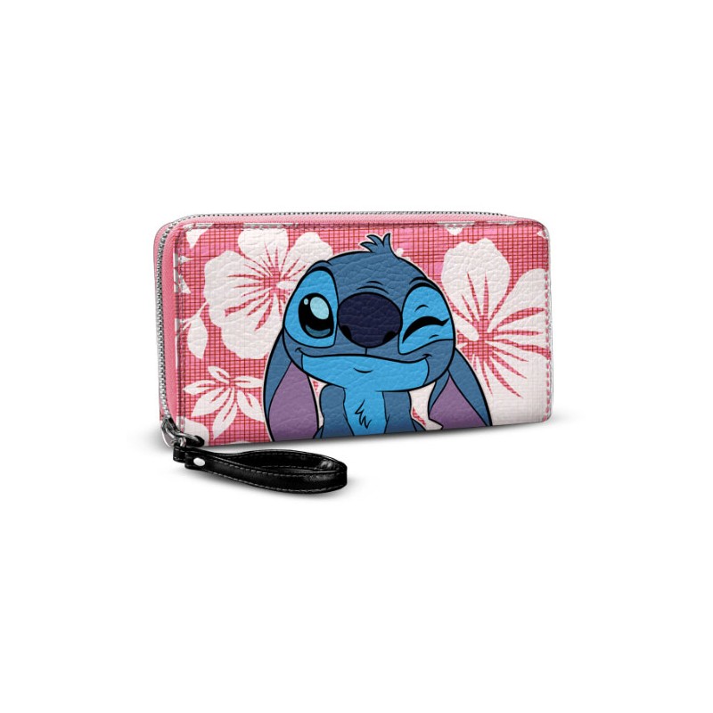 KARACTERMANIA LILO AND STITCH MAUI PINK WOMAN ZIP WALLET