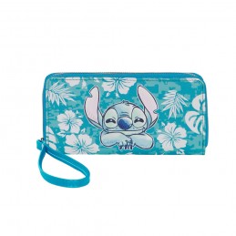 LILO AND STITCH ALOHA BLUE PORTAFOGLIO ZIP DONNA KARACTERMANIA