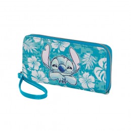 LILO AND STITCH ALOHA BLUE PORTAFOGLIO ZIP DONNA KARACTERMANIA