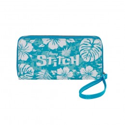 LILO AND STITCH ALOHA BLUE PORTAFOGLIO ZIP DONNA KARACTERMANIA