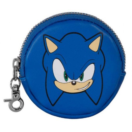 SONIC THE HEDGEHOG FACE PORTAMONETE