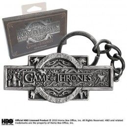 GAME OF THRONES LOGO METAL KEYCHAIN PORTACHIAVI KEYRING NOBLE COLLECTIONS
