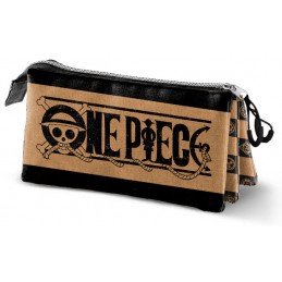 KARACTERMANIA ONE PIECE LOGO TRIPLE PENCIL CASE