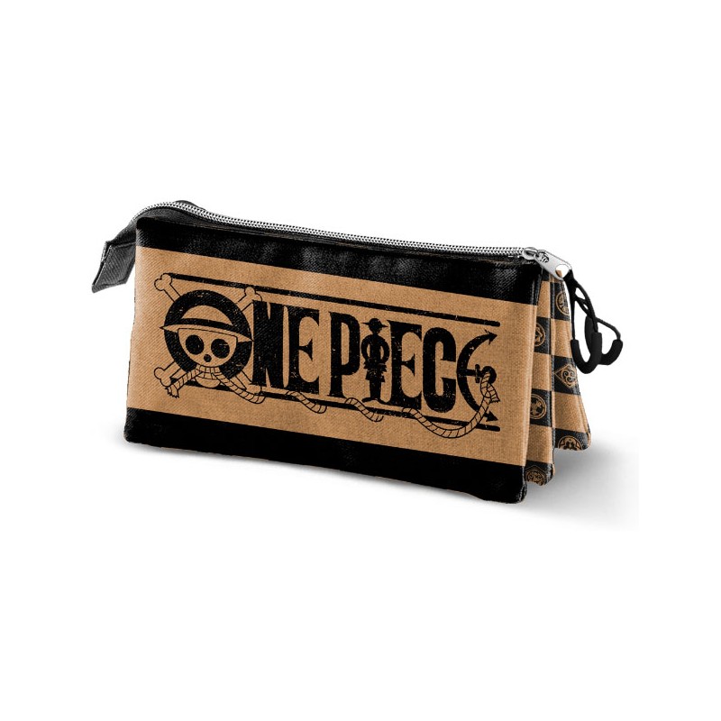 KARACTERMANIA ONE PIECE LOGO TRIPLE PENCIL CASE