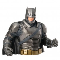 MONOGRAM DC COMICS ARMORED BATMAN BUST BANK