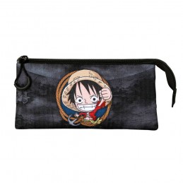 ONE PIECE LUFFY ROPES ASTUCCIO TRIPLO KARACTERMANIA