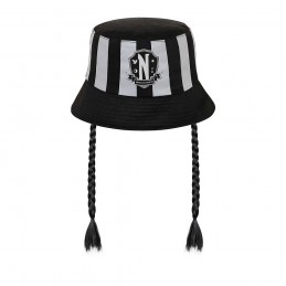 WEDNESDAY NEVERMORE MERCOLEDI ADDAMS CAPPELLO BIMBO CON TRECCINE KARACTERMANIA