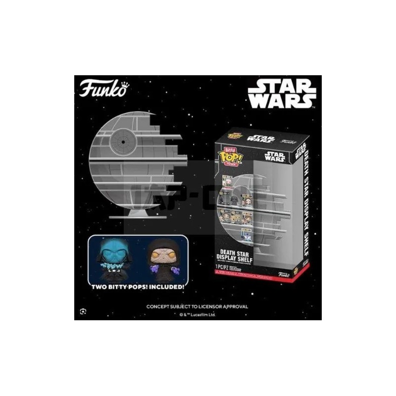 FUNKO BITTY POP! STAR WARS DEATH STAR DISPLAY CON 2 MINI FIGURE FUNKO