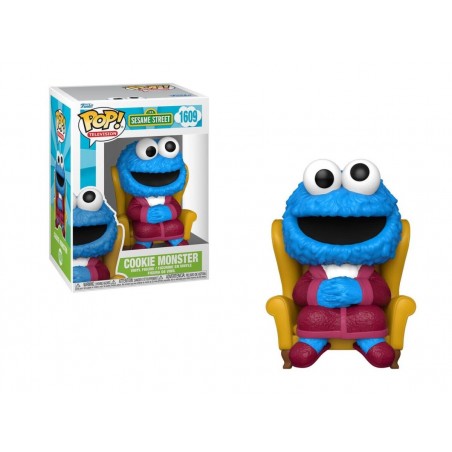 FUNKO POP! SESAME STREET COOKIE MONSTER BOBBLE HEAD FIGURE