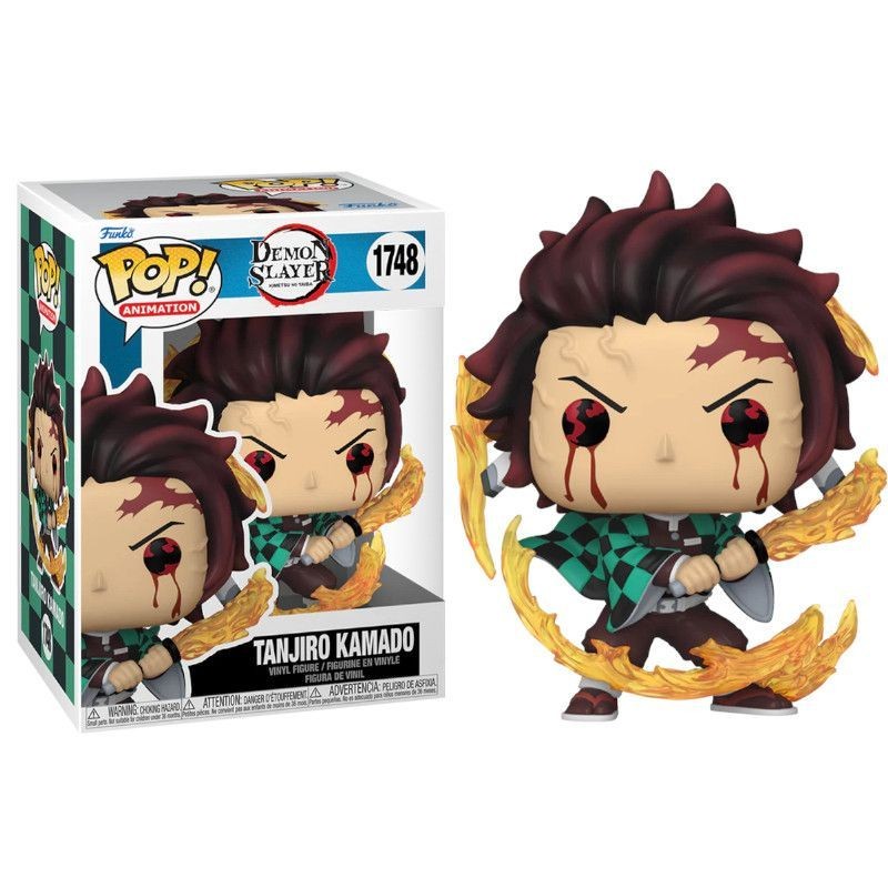 FUNKO FUNKO POP! DEMON SLAYER 1748 TANJIRO KAMADO SUN BREATHING BOBBLE HEAD FIGURE