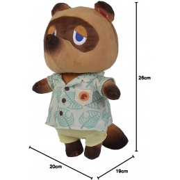 ANIMAL CROSSING TOM NOOK 26CM PUPAZZO PELUCHE FIGURE SIMBA TOYS