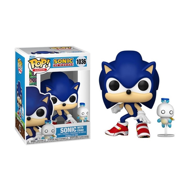 FUNKO FUNKO POP! GAMES SONIC THE HEDGEHOG SONIC WITH CHAO BOBBLE HEAD