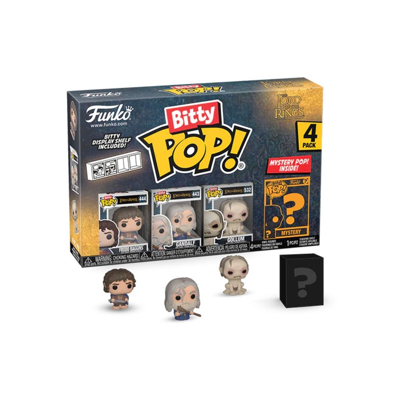 FUNKO FUNKO BITTY POP! THE LORD OF THE RINGS 4 PACK FRODO VINYL MINI FIGURE