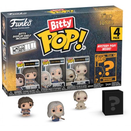 FUNKO BITTY POP! THE LORD OF THE RINGS 4 PACK FRODO VINYL MINI FIGURE