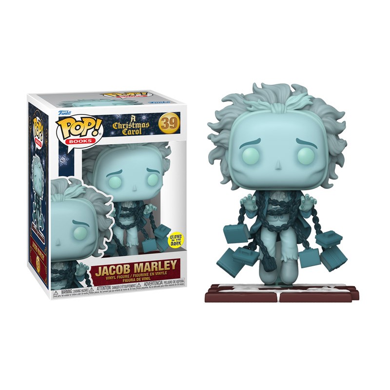 FUNKO POP! A CHRISTMAS CAROL JACOB MARLEY GLOW IN THE DARK BOBBLE HEAD FIGURE FUNKO