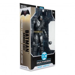 DC MULTIVERSE BATMAN V SUPERMAN BATMAN ARMORED SUIT ACTION FIGURE MC FARLANE