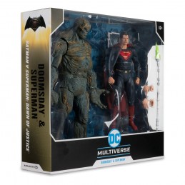 MC FARLANE DC MULTIVERSE BATMAN V SUPERMAN DOOMSDAY & SUPERMAN 2-PACK ACTION FIGURE