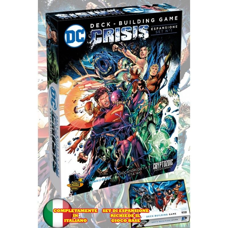 DC COMICS DECK-BUILDING GAME - CRISIS SET ESPANSIONE 1 ITALIANO