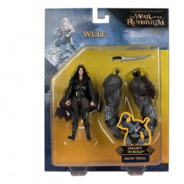 THE LORD OF THE RINGS THE WAR OF THE ROHIRRIM SET BAF SNOW TROLL ACTION FIGURES MC FARLANE