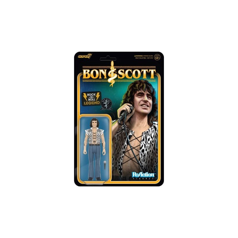 BON SCOTT REACTION ACTION FIGURE SUPER7