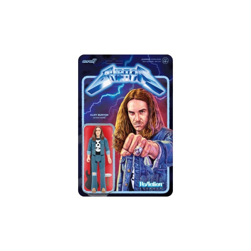 CLIFF BURTON REACTION ACTION FIGURE SUPER7