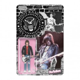 SUPER7 THE RAMONES JOHNNY RAMONE REACTION ACTION FIGURE