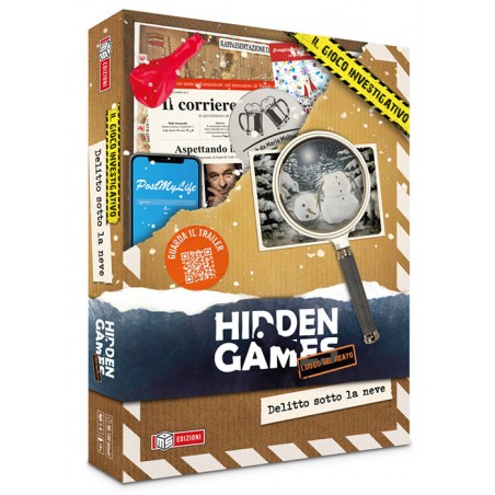 HIDDEN GAMES DELITTO SOTTO LA NEVE - ITALIAN BOARDGAME