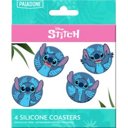 DISNEY STITCH SILICONE COASTERS 4X SOTTOBICCHIERI PALADONE PRODUCTS