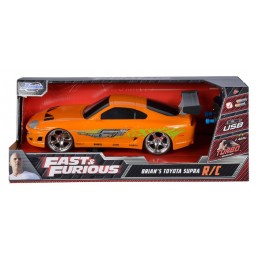 JADA TOYS FAST AND FURIOUS BRIAN TOYOTA SUPRA RC MODEL 1/16 RADIO CONTROLLED