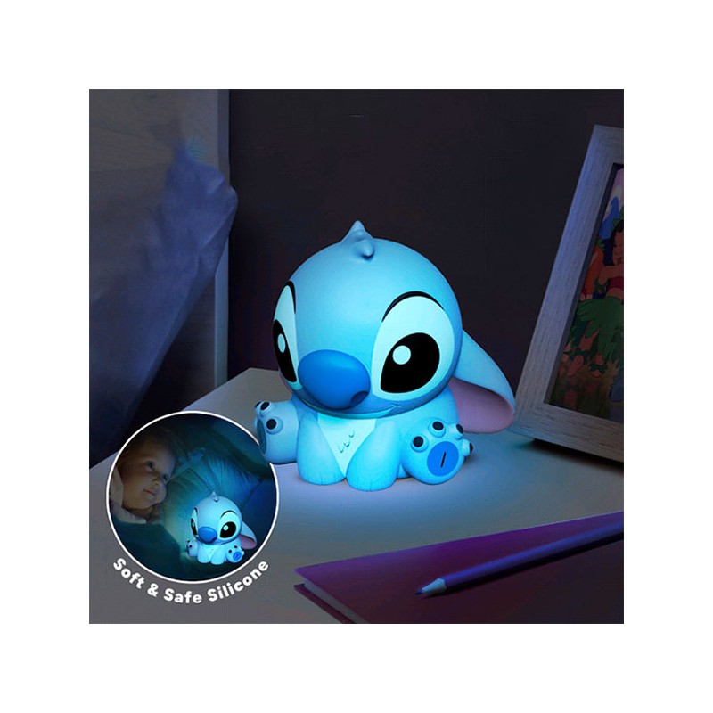 PALADONE PRODUCTS DISNEY STITCH SQUISHYGLO SILICONE LIGHT 15CM PALADONE PRODUCTS DISNEY STITCH SQUISHYGLO SILICONE LIGHT 15CM