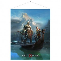 GAYA ENTERTAINMENT GOD OF WAR FATHER AND SON WALLSCROLL POSTER 100 X 77 CM
