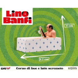 INFINITE STATUE LINO BANFI CORNO DI BUE E LATTE SCREMETO MINI FIGURE