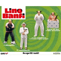 LINO BANFI CORNO DI BUE E LATTE SCREMETO PVC MINI FIGURE INFINITE STATUE