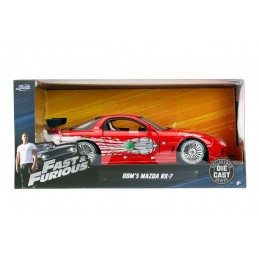 JADA TOYS FAST AND FURIOUS DIE CAST METAL 1993 MAZDA RX-7 1/24 MODEL