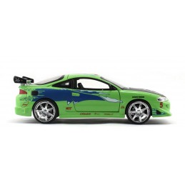 JADA TOYS FAST AND FURIOUS DIE CAST METAL 1995 MITSUBISHI ECLIPSE 1/24 MODEL