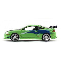 JADA TOYS FAST AND FURIOUS DIE CAST METAL 1995 MITSUBISHI ECLIPSE 1/24 MODEL