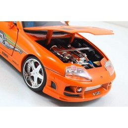 JADA TOYS FAST AND FURIOUS DIE CAST METAL BRIAN 1995 TOYOTA SUPRA 1/24 MODEL