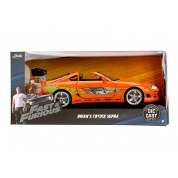 JADA TOYS FAST AND FURIOUS DIE CAST METAL BRIAN 1995 TOYOTA SUPRA 1/24 MODEL