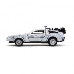 BACK TO THE FUTURE DELOREAN FROZEN TIME MACHINE DIE CAST 1/32 MODEL JADA TOYS