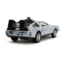 BACK TO THE FUTURE DELOREAN FROZEN TIME MACHINE DIE CAST 1/32 MODEL JADA TOYS