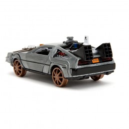 JADA TOYS BACK TO THE FUTURE PART III RAILROAD WHEELS DELOREAN DIE CAST 1/32 MODEL