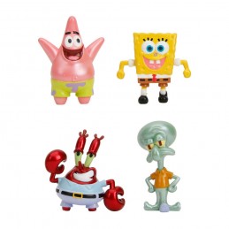 JADA TOYS SPONGEBOB SQUAREPANTS NANO METALFIGS 4-PACK WAVE 1 MINI FIGURES